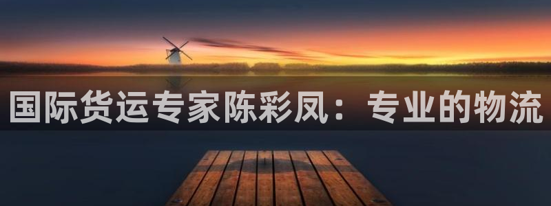 尊龙凯时福米推荐人：国际货运专家陈彩凤：专业的物流