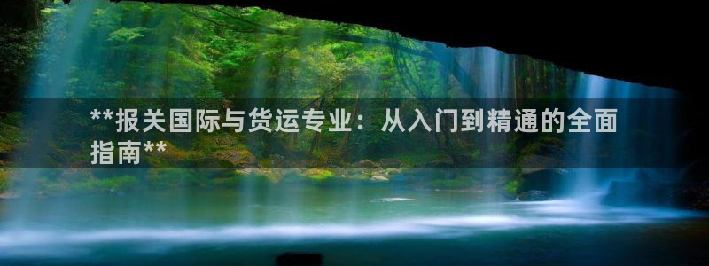 尊龙d88手机版下载：**报关国际与货运专业：从入门到精