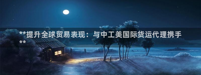 尊龙凯时取款不成功：**提升全球贸易表现：与中工美国际货